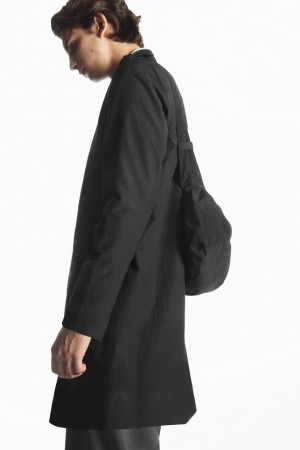 Abrigos COS Nylon Car Hombre Negros | México VNOI-78590