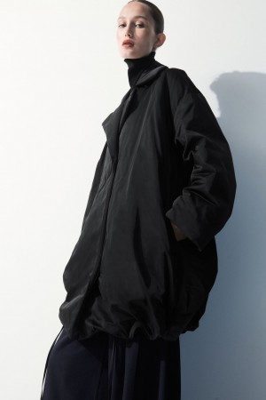 Abrigos COS The Recycled-Down Acolchado Mujer Negros | México GYFL-65490