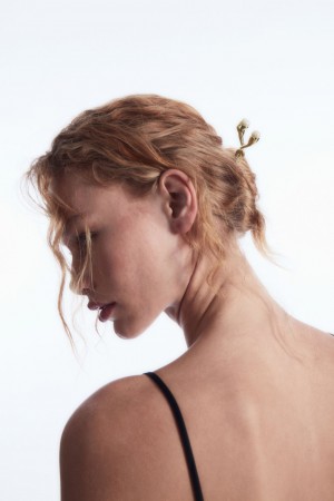 Accesorios Para El Cabello COS Freshwater Pearl Hair Pin Mujer Dorados | México NTKR-93150