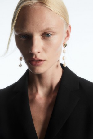 Aretes COS Freshwater Pearl Dangly Mujer Dorados | México GDVZ-95780