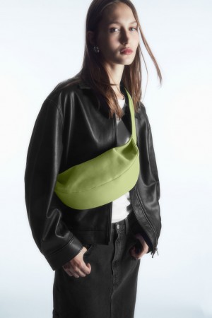 Bolsa Cruzada COS Swing Crossbody Cuero Mujer Verdes Claro | México UELS-19352