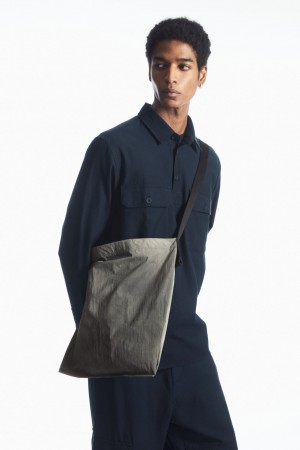 Bolso Tote COS Tie-Dye Print Packable Nylon Hombre Grises | México JXOM-68723