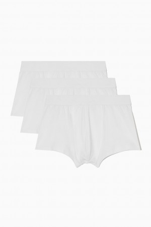 Bragas COS 3-Pack Jersey Boxer Hombre Blancos | México QLYK-46790