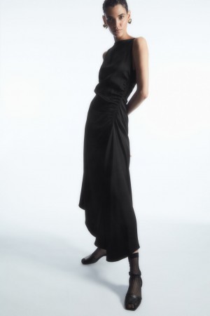 Calcetines COS Acanalado Sheer Mujer Negros | México ZFJW-60571