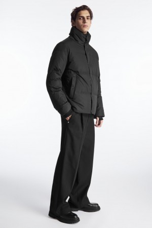Chamarras COS Corta Puffer Hombre Negros | México XBRL-02187