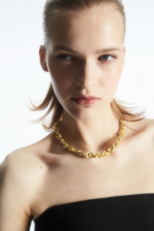 Collar COS Corta Rope Chain Mujer Dorados | México FDPA-17936