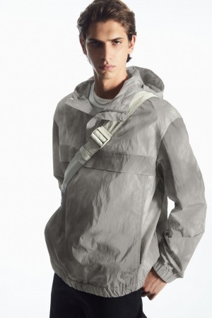 Cortavientos COS Tie-Dye Print Packable Hombre Grises | México SRQA-97642