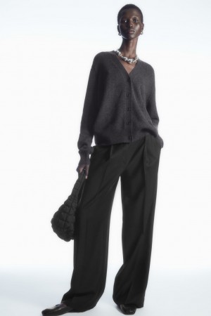 Cárdigan COS Pure Cashmere Mujer Grises Oscuro | México HEXI-21593