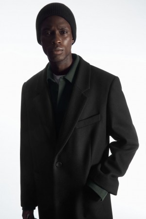 Gorro COS Pure Cashmere Hombre Negros | México LCZF-21685