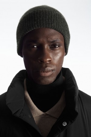 Gorro COS Pure Cashmere Mujer Grises Oscuro | México QSOE-32108