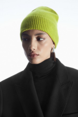 Gorro COS Pure Cashmere Mujer Verdes | México STRI-76231