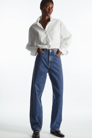 Jeans COS Arch Tapered Mujer Azules Azules | México ZRBN-51902