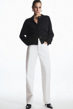 Jeans COS Column Directo Mujer Blancos | México LSCZ-25416