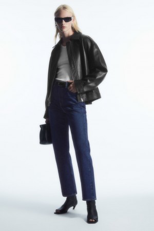 Jeans COS Symmetry Directo Mujer Azul Marino | México RPNK-17320