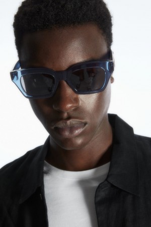 Lentes de Sol COS D-Frame Hombre Azules | México DSMU-97406