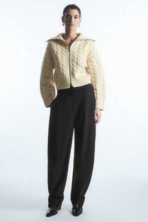 Pantalon COS Barrel-Leg Utility Mujer Negros | México OIHN-74652