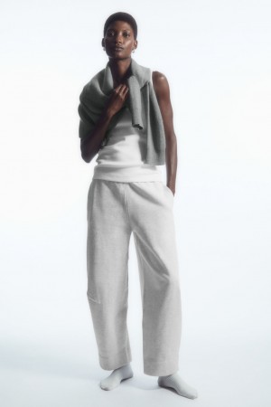 Pantalon Jogger COS Barrel-Leg Mujer Grises Claro | México KIVA-15629