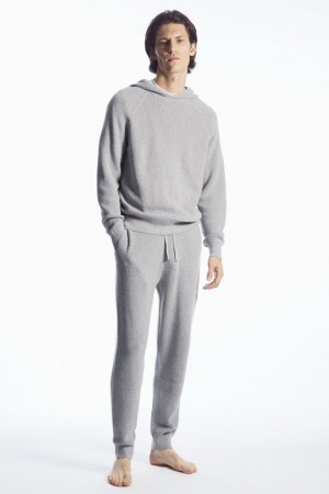 Pantalon Jogger COS Waffle-Knit Cashmere-Blend Hombre Grises | México DOLY-02914