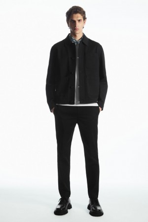 Pantalones Chinos COS Tapered Twill Hombre Negros | México BENY-35906