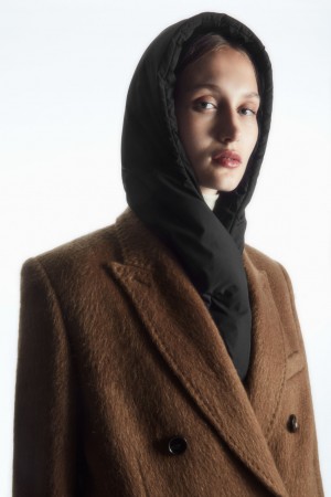 Sombreros COS Acolchado Shell Hood Mujer Negros | México SPGN-23416
