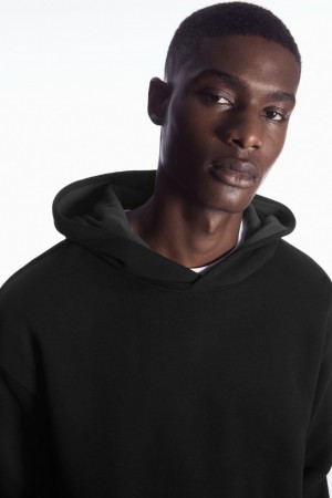 Sudadera con Capucha COS Double-Layered Jersey Hombre Negros Grises | México VTXD-07258