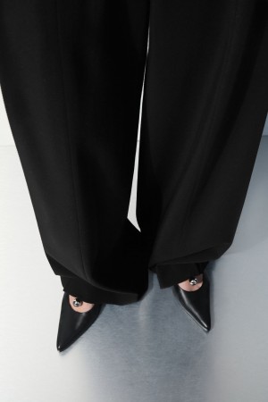 Tacones COS The Sphere Point-Puntera Mujer Negros | México VRAW-54837